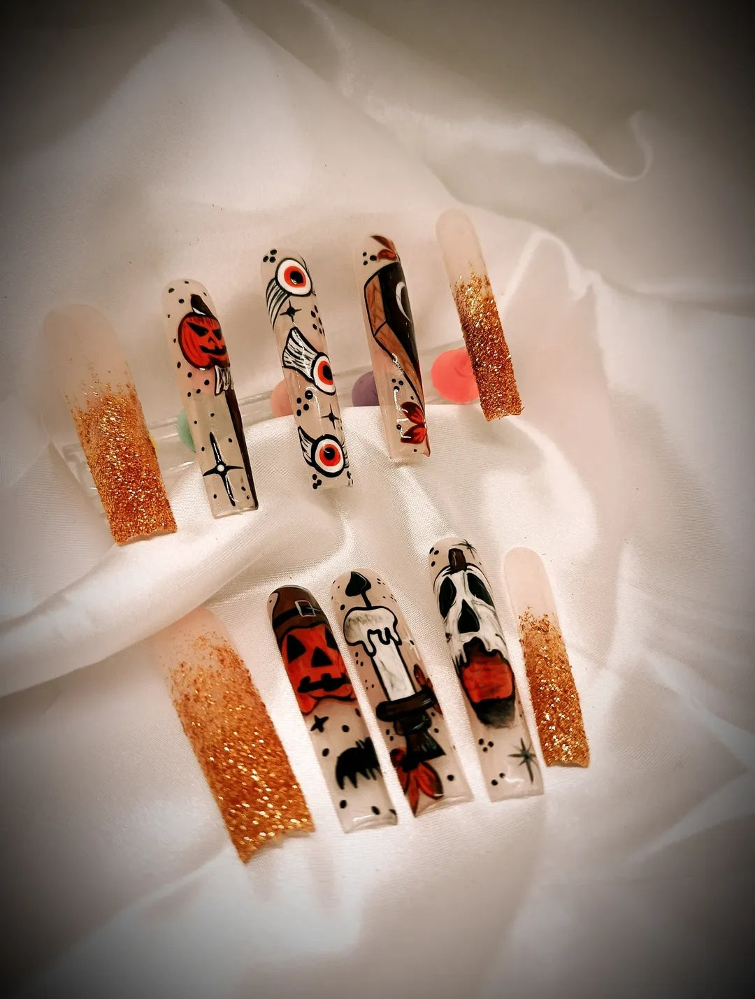 Halloween Glam Press-On Nails